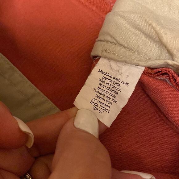 J CREW FACTORY Tattered edge 6” chino shorts - Picture 4 of 6